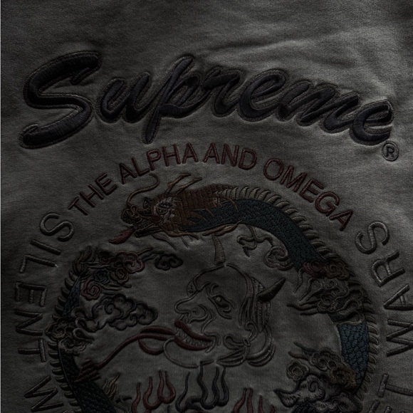 DS Supreme Dragon Overdyed Hooded Sweatshirt - Picture 8 of 10